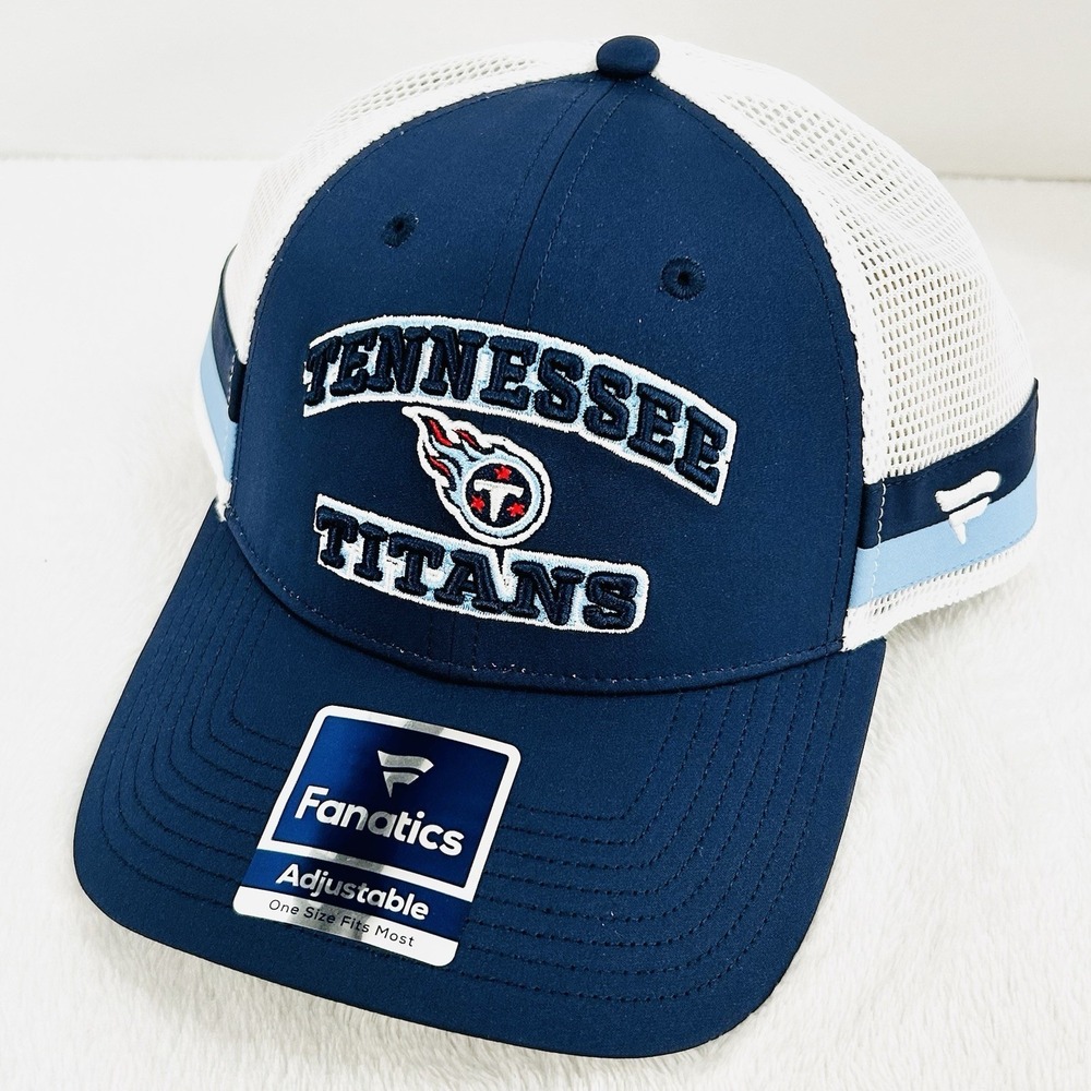 Tennessee Titans Fanatics Fundamentals Hat Cap Snapback Adjustable NFL Blue